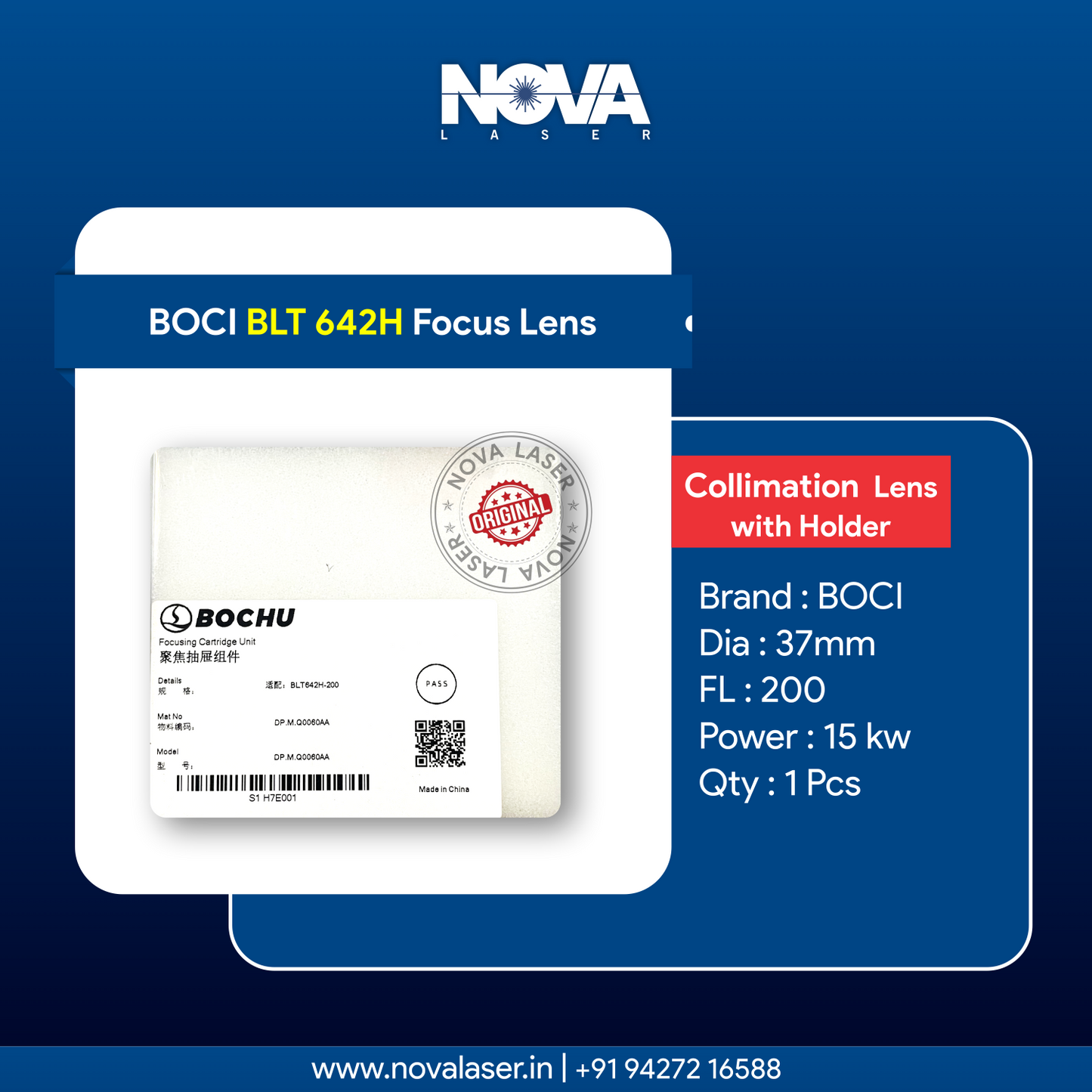 BOCI BLT 642H Focusing Lens 37X200 With Assembly (Original)