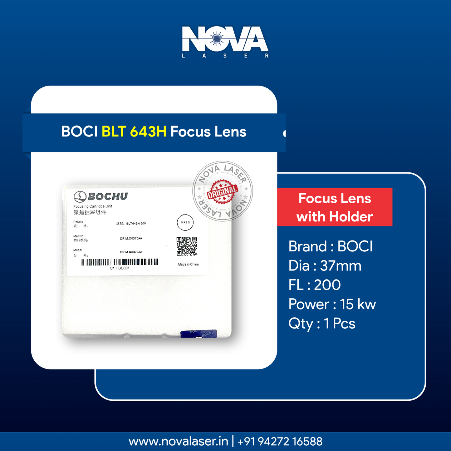 BOCI BLT 643H Focusing Lens 37X200 With Assembly (Original)