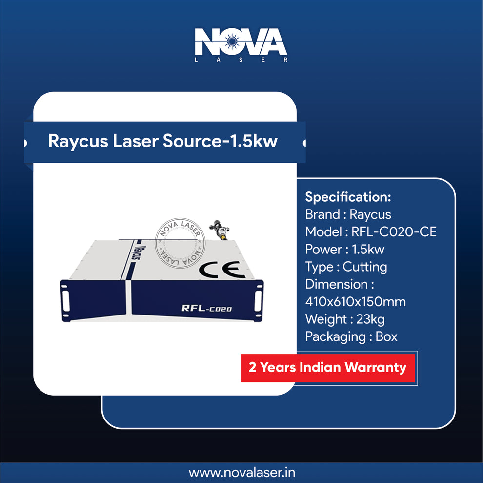 Raycus Laser Source - 1.5kw I Lowest Price I 2 Years Indian Warranty ...